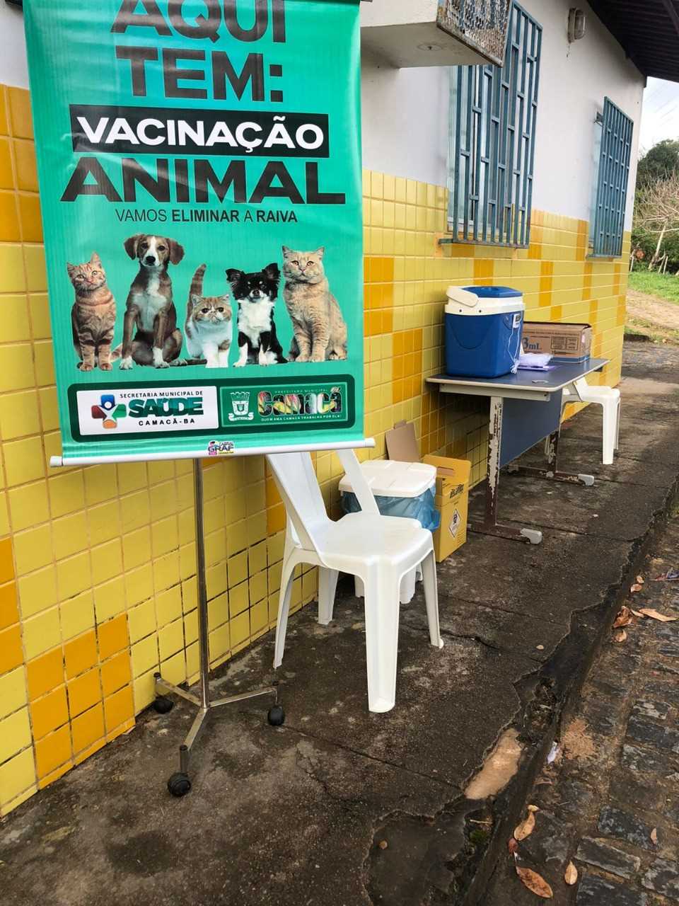 Camacã: Prefeitura realiza campanha de Vacinação antirrábica